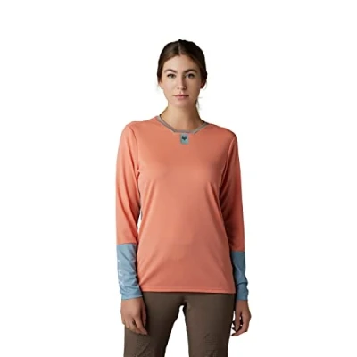 Imagen de Fox Racing Camiseta Defend LS para Mujer Jersey, salmón, XL