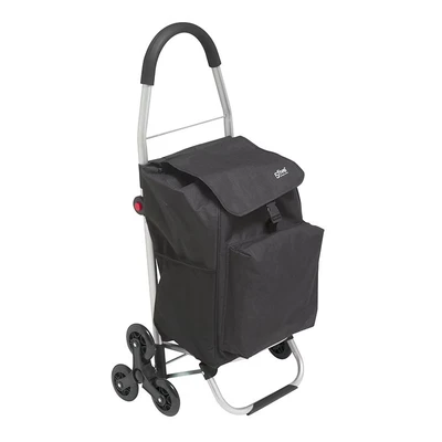 Imagen de 5five carro de la compra plegable 6 ruedas negro