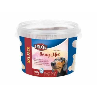 Imagen de Trixie 31526 Bote Snacks Bony Mix, XXL 1800 gr