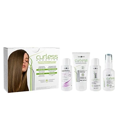 Imagen de Eugène Perma Curless Kératine Kit Tratamiento Alisado Brasileño 50 ml