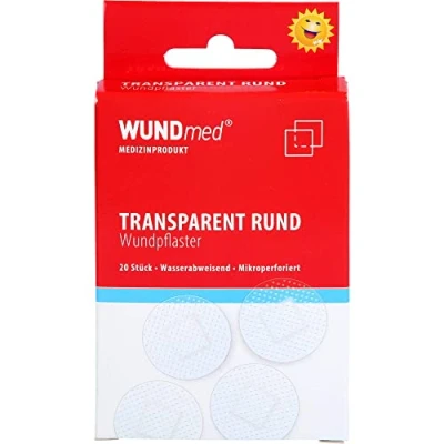Imagen de WUNDmed Wund Pflaster rund transparent Ø 2,5 cm, 20 pzas Esparadrapo