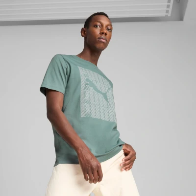 Imagen de Puma Graphics Camiseta estampada, Hombre, Talla: Medium, Green moon