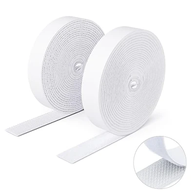 Imagen de SUTOUG Cinta autoadhesiva Extra Fuerte 16 mmx 3 m de Doble cara para interior y exterior Blanco