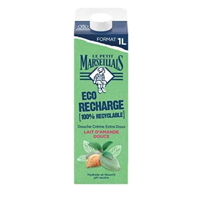 Imagen de Le Petit Marseillais Recambio Fragancia Ducha Extra Suave Almendra Dulce 1L