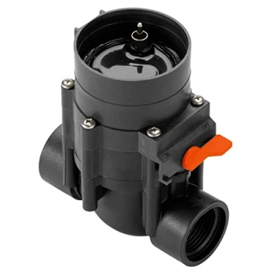 Imagen de Gardena Válvula de riego 9 V, Unidad control para el sistema rociadores Gardena, puede utilizarse manualmente, Instalación sencilla, Color Negro/Naranja