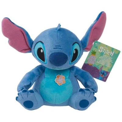 Imagen de Stitch Peluche con Sonido y Aroma Disney, de 15 cm, Color Azul, Extraterrestre, Juguetes para niños a Partir 2 años Just Play