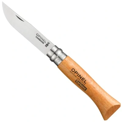 Imagen de Opinel 04426VRN Navaja de acero al carbón, color beige, talla 7 cm