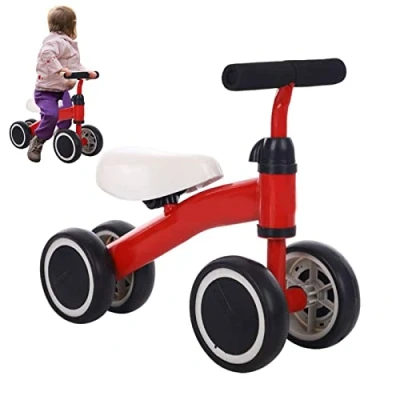 Imagen de Voiakiu Bicicleta sin Pedales para bebé 1 a 3 años,Bicicleta bebés Pedales, Juguetes 12 36 Meses, Regalos Interiores y Exteriores,