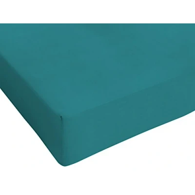 Imagen de Italian Bed Linen Sàbana con angulos de 25cm MAX Color, Verde Botella, Individual