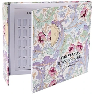 Imagen de 120 Colores Nail Art Cartas Bandejas Para Muestra Color, Expositor Profesionales Uñas Color Tarjeta de Tabla Pintauñas Libro Manicura Clavo Que la