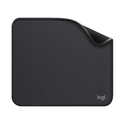Imagen de Alfombrilla ratón Logitech Mouse Pad Studio Series, Base de goma antideslizante, Material resistente, Negro