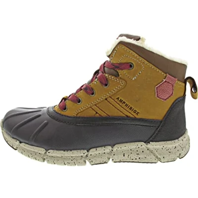 Imagen de Geox J Flexyper Boy B Abx, Botas para Niños, Marrón (Lt Brown/Dk Red), 29 EU