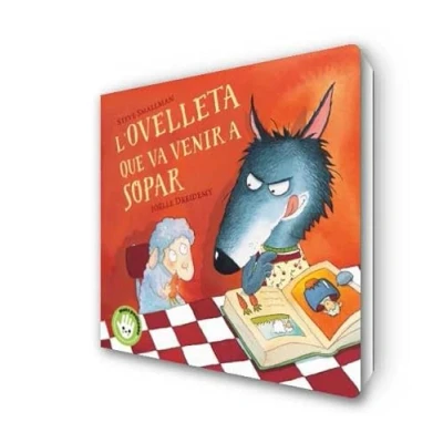 Imagen de L&#039;ovelleta que va venir a sopar (L&#039;ovelleta sopar. Llibre de cartró) (Mans petitones)