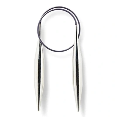 Imagen de Prym Agujas de tejer circulares, hechas latón, 40 cm largo, aluminio, 12,0 mm
