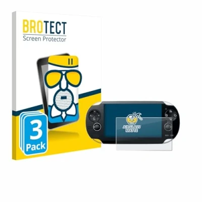 Imagen de BROTECT Protector Pantalla Mate Cristal para Sony Playstation PS Vita (3 Unidades) Protección Anti Reflejos