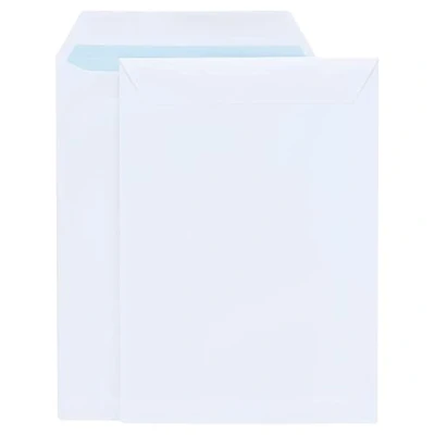 Imagen de Sobre liderpapel bolsa blanco 260x360 mm solapa tira de silicona papel offset 100 gr caja 250 unidades