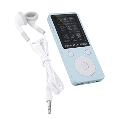 Imagen de Reproductor de música MP4 Deportivo,Reproductor MP3 Delicado portátil Compatible con música,Radio,grabación,Video,Libro electrónico Pantalla 1,8 Pulgadas,8 Horas Tiempo ESP(Azul)
