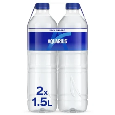 Imagen de Aquarius Limón Bebida funcional con sales minerales, baja en calorías Pack de 2 botellas 1.5L