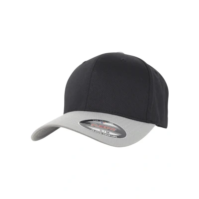 Imagen de Flexfit Wooly Combed 2TONE Gorra, Talla: S/M, Black/silver