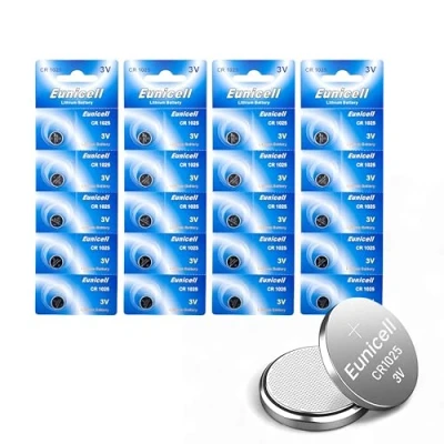 Imagen de Eunicell CR1025 5033Lc Lot de 20 Piles Bouton au Lithium 3 V V…