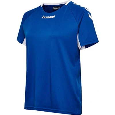 Imagen de hummel Camiseta para Mujer Core Team S/S, Mujer, Camiseta, 203438 7045, Azul auténtico, Extra Small