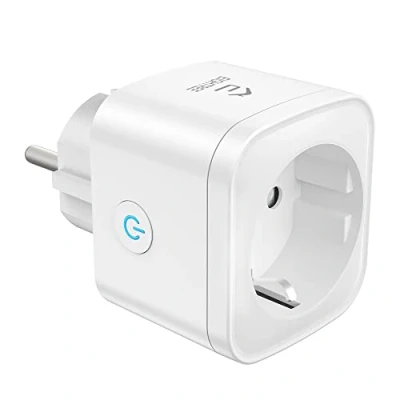 Imagen de Enchufe Inteligente Alexa, Wi Fi Medidor Consumo, Tomada Programable con Temporizador, Control Remoto por APP&amp;Voz, Compatible Google Home y SmartThings, 16A 3680W, 1Pack