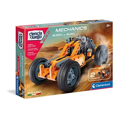 Imagen de Clementoni Mechanics Buggy + Quad juego de construcciones mecánica a partir 8 años, juguete en español (55159)