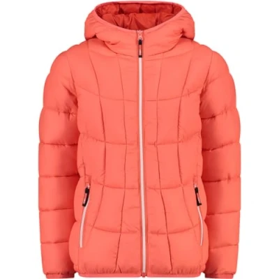 Imagen de CMP Chaqueta Kid G con capucha fija, Rojo fluo, 128