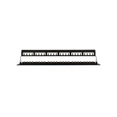 Imagen de Panduit 24 port metal modular patch panel 1U Bahía de entrada (RJ45, 1U, 482,6 mm, 43,7 17,8 507,6 g)