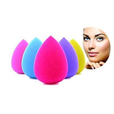 Imagen de PARENCE Set de 5 Esponjas Maquillaje con Base Maquillaje, Sombra Ojos, Mejillas, Cremas Líquidas/Maquillaje Mixto Profesional Multicolor