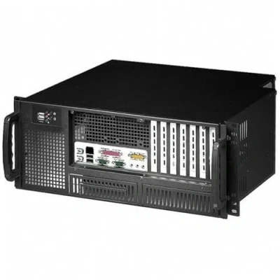 Imagen de TECHLY 307377 Chasis Industrial Rack 19&quot;/Desktop 4U Ultra Compacto Negro