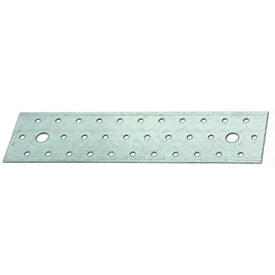 Imagen de Alberts 847241 Pletina perforada de ensamblaje, Galvanizado Sendzimir, 240 x 60 mm, Juego 25