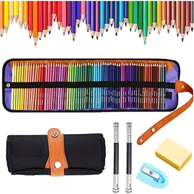Imagen de Lápices de Colores,Lápices Dibujo,72 Colores Diferentes Acuarela Mejores Lapices Colores,Ideales para Adultos,Estudiantes O Niños,Suministros Arte El Colegio etc