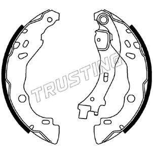 Imagen de TRUSTING 034.109 Zapatas de Freno 203,2mm 39mm CITROËN: C3 I Hatchback, C2 Pluriel, PEUGEOT: 1007 Hatchback
