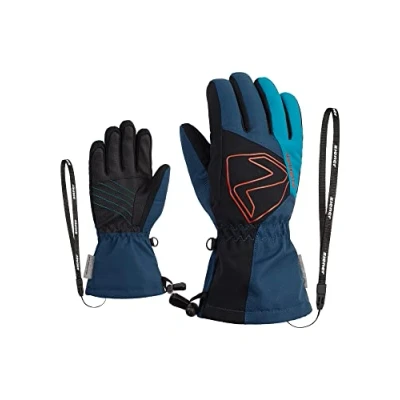 Imagen de Ziener Laval Guantes de esquí para niños (Impermeables, Extra cálidos, Lana, 4)