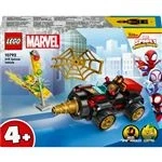 Imagen de LEGO Marvel Spidey y su Superequipo Vehículo Perforador Coche de Spider Man 2 Minifiguras Superhéroes Miles Morales Electro la Serie, Regalo para Niños Niñas 4 Años o Más 10792