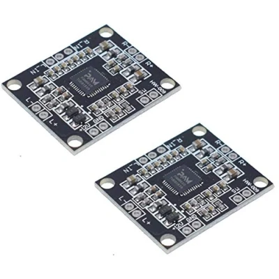 Imagen de 2pcs PAM8610 Power Amplifier Board 2x15W Digital Two Channel Stereo