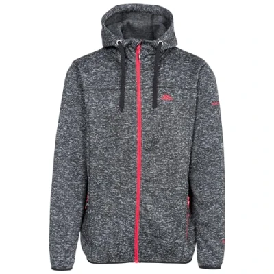 Imagen de TRESPASS Odeno Chaqueta de Forro Polar con Capucha 300 g/m², Hombre, Negro Marl, XXL