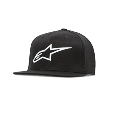 Imagen de Alpinestar Ageless Flat Gorra, Hombre, Negro/Blanco, S/M