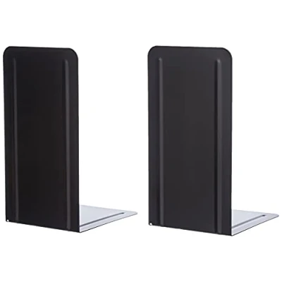 Imagen de Alco Albert 4303 11 Sujetalibros (2 unidades, metal, 130 x 240 140 mm), color negro