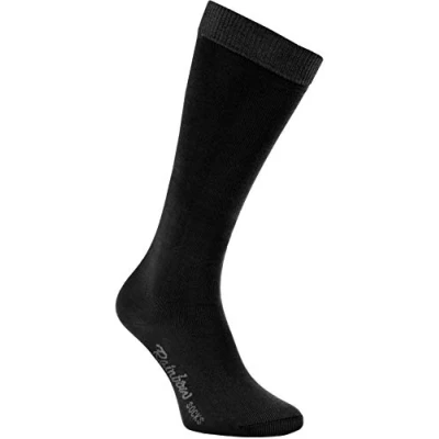Imagen de Rainbow Socks Niño Niña Calcetines Largos Hasta la Rodilla 1 Par Negro Talla 30 35