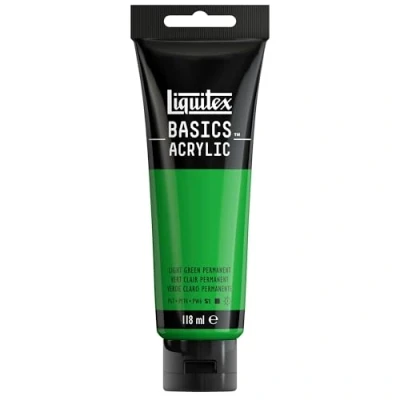 Imagen de Liquitex Basic Acrylic Tubo de Pintura Acrílica, 118 ML, Verde (Verde Claro Permanente Nuevo)