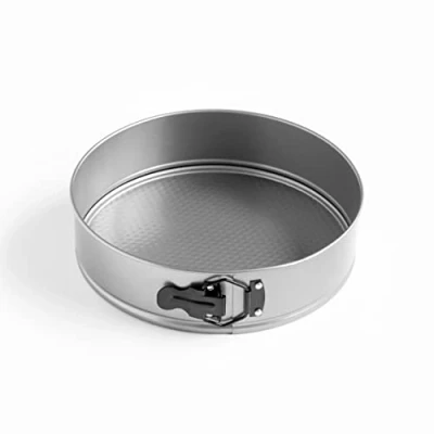 Imagen de Lacor 68676 Moldes Repostería Round, Molde Bizcocho, Desmontable, Acero al Carbono, Antiadherente, Libre de PFOA, Ecológico, Diámetro 18 cm, Capacidad 1,5 L
