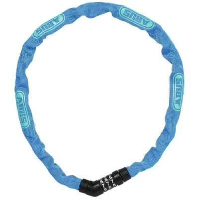 Imagen de ABUS Steel O Chain 4804C Candado de cadena combinación acero especial nivel seguridad 3 75 cm Azul
