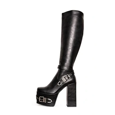 Imagen de LAMODA Blair, Botas Altas hasta la Rodilla Mujer, Color Negro, 37 EU
