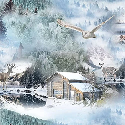 Imagen de 20 servilletas de animales para invierno, bosque, Navidad, decoración mesa, 33 x cm