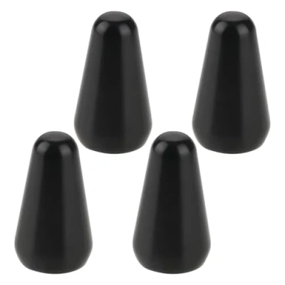 Imagen de LT Easiyl 4pcs Interruptor de Pastilla 5 Posiciones para Guitarra Perilla Compatible con Fender Strats Guitarras ST Oak Grigsby (Negro)