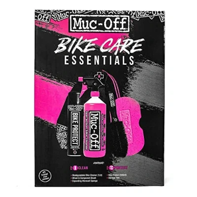 Imagen de Muc Off Kit de Limpieza Bicicleta, Cuidados Esenciales para la Bicicleta Productos Imprescindibles Limpiar y Proteger tu Bici Incluye Limpiador Bicicletas Protector