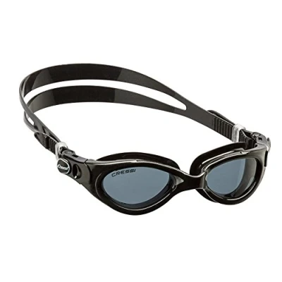Imagen de Cressi Flash Swim Lady Goggles Gafas de natación, mujer, lentes negro/ahumado, talla única