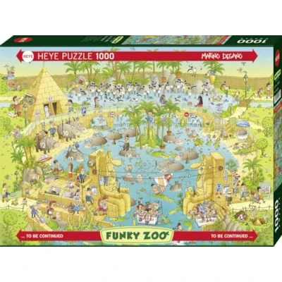 Imagen de Heye Nile Habitat (Standard 1000 Pz.) Animals Puzle, Multicolor (FBA_HY29693)